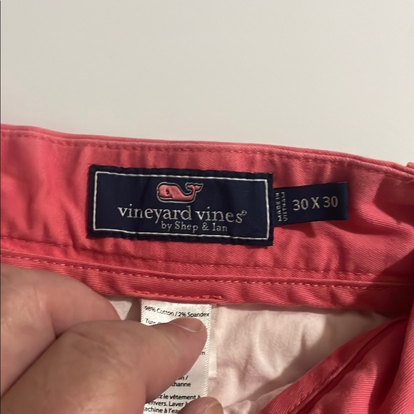 Vineyard Vines Jetty Red Chinos Slim Fit Cotton Blend - Picture 2 of 8